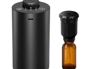 Waterless Essential Oil Diffuser Battery Operated Cordless Aromatherapy Diffuser with Timing & 3 Mist Levels car Diffuser