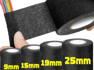 Electrical Tape Heat-resistant Harness Bundle Insulation Auto Wiring Fabric Cloth Wrap Waterproof Cable Organizer Adhesive Tapes
