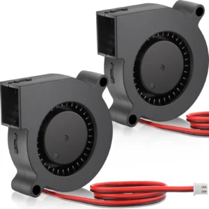 2PCS DC 5V 12V 24V 50x50x15mm Centrifugal Cooler 2Pin Radial Fan 5015 Turbo Blower Fan 5cm 50mm Radiator for 3D Printer Cooling