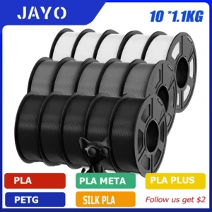 JAYO pla plus petg High speed matte PETG APLA 10Rolls  filament 175mm no bubbles smooth multiple colors optional for 3D printing