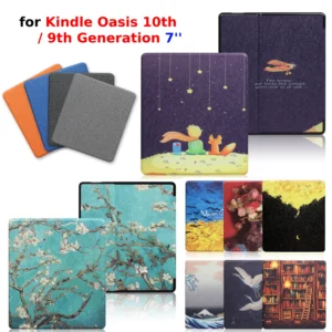 For Kindle Oasis 10th 9th Generation Case 7 inch 2019 2017 Ebook Oasis 3 2 Accessories Auto Wake Sleep Cover PU Leather Funda
