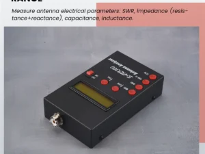 ONNL SARK100 Antenna Analyzer Meter 1-60MHz Shortwave SWR Antenna Analyzer with 1.0 to 9.99 SWR Usable Measurement Range