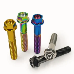 Titanium Bolt M6 / M8 Hex Head Screws for Bike MTB Bike Motorcycle Bicycle Lightweight Fasteners