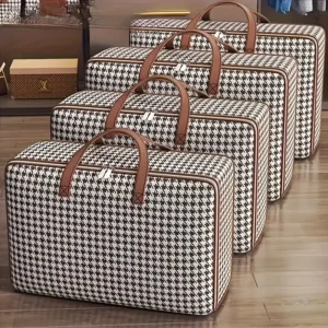 2026 New Storage Bag Quilt Storage Bag Large Capacity Portable Household Clothes Organizer With Handles Dustproof Foldable