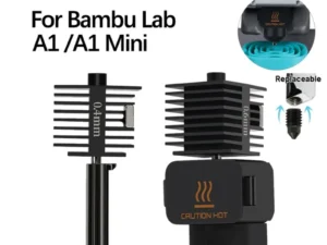 Hotend Kit For Bambu Lab A1/A1 Mini/A2L Fast Speed Hot End Assembly 0.2/0.4/0.6/0.8mm Hardened steel Nozzle 3D Printer Part
