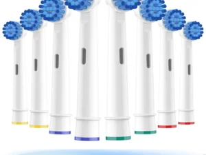 4/8/12/16/20 Pack Sensitive Gum Care Soft Bristle Replacement Brush Heads Compatible with Oral b Braun Electric Toothbrush