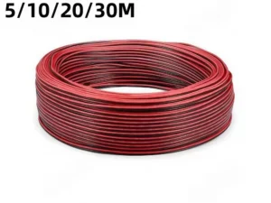 2pin Red Black Electrical Wire 18 20 22 24 26 LED Strip Cable 2 Core Tinned Copper Extension Power Cord For Lighting Audio