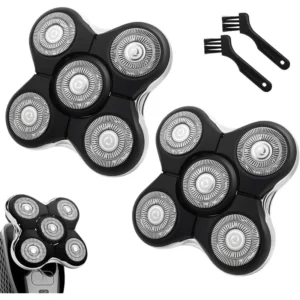1/2/3Pcs Shaver Replacement Heads Compatible with Balder XR7000/XR1500/XR5 Head Shaver Model  Electric Shaving for Bald Men