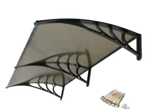 80''x 40'' Window Canopy Awning Front Door Patio Cover Outdoor Polycarbonate
