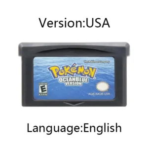 Pokemon GBA Series Game Cartridge,32-Bit Video Game Console Card,Fuligin AshGray Liquid Crystal My Ass US Version. For GBA NDS