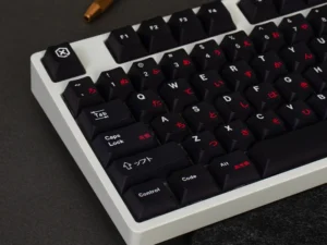 GMK WOB Red Cyrillic PBT 129 Keys DYE Sublimation Cherry Profile Keycaps Japanese Personality Keycaps For Mechanical Keyboard