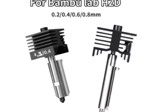 Original H2D H2S H2C Hotend Kit For Bambu Lab Fast Speed Hot End Assembly 0.2/0.4/0.6/0.8mm Hardened steel Nozzle 3D PrinterPart
