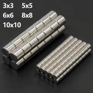 Powerful Neodymium Magnet N35 NdfeB Permanent Magnetic imanes Round Super Strong Fridge Magnets DIY 3x3 5x5 6x6 8x8 10x10mm