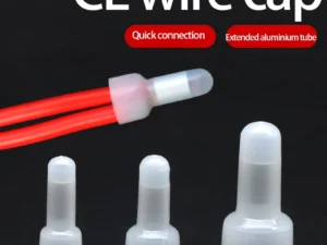 120 Pcs Closed End Crimp Connectors, 22-16/16-14/12-10 Gauge Crimp Cap Kit, Nylon Insulated Closed End Crimp Terminals Connector