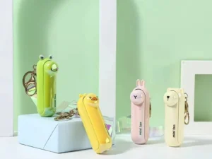 Cute Mini Fan Kipas Portable Hand Fold Bedside Office USB Charge Battery Table Desk Cooling