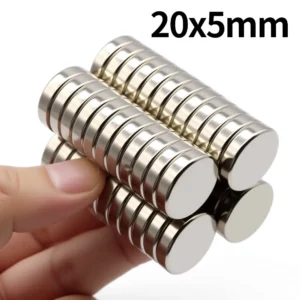 20x5mm Super Strong Neodymium Magnet N35 NdfeB Permanent Magnetic imanes Round Powerful Magnets Refrigerator Magnet