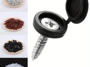 50PCS/Bag Practical Hinged Plastic Screw Fold Snap Protective Cap Button Nuts Cover Bolts Protect Furniture Decor