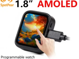ESP32 S3 Development Board 1.8 inch AMOLED Display 1.8inch TouchScreen QMI8658 /MIC /Audio LVGL AI Voice Programmable Watch